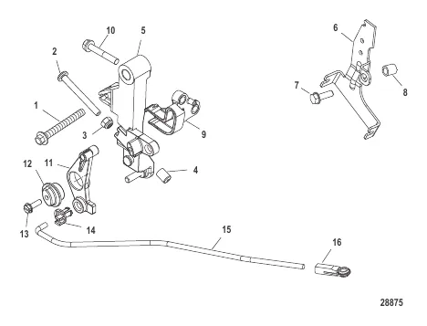 Throttle Linkage Tiller