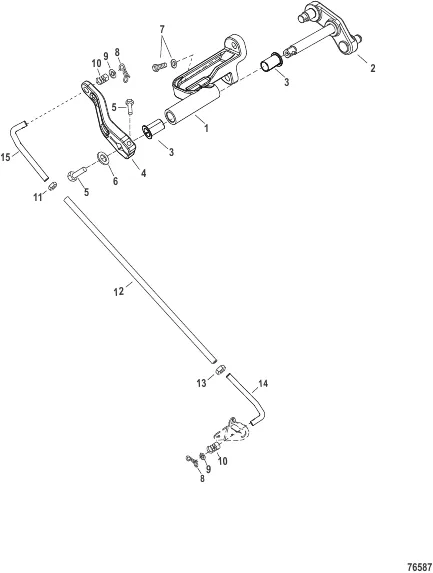 Jet - Shift Linkage Tiller Handle