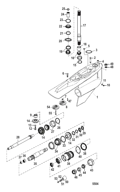 Gear Housing (Bravo Three)
