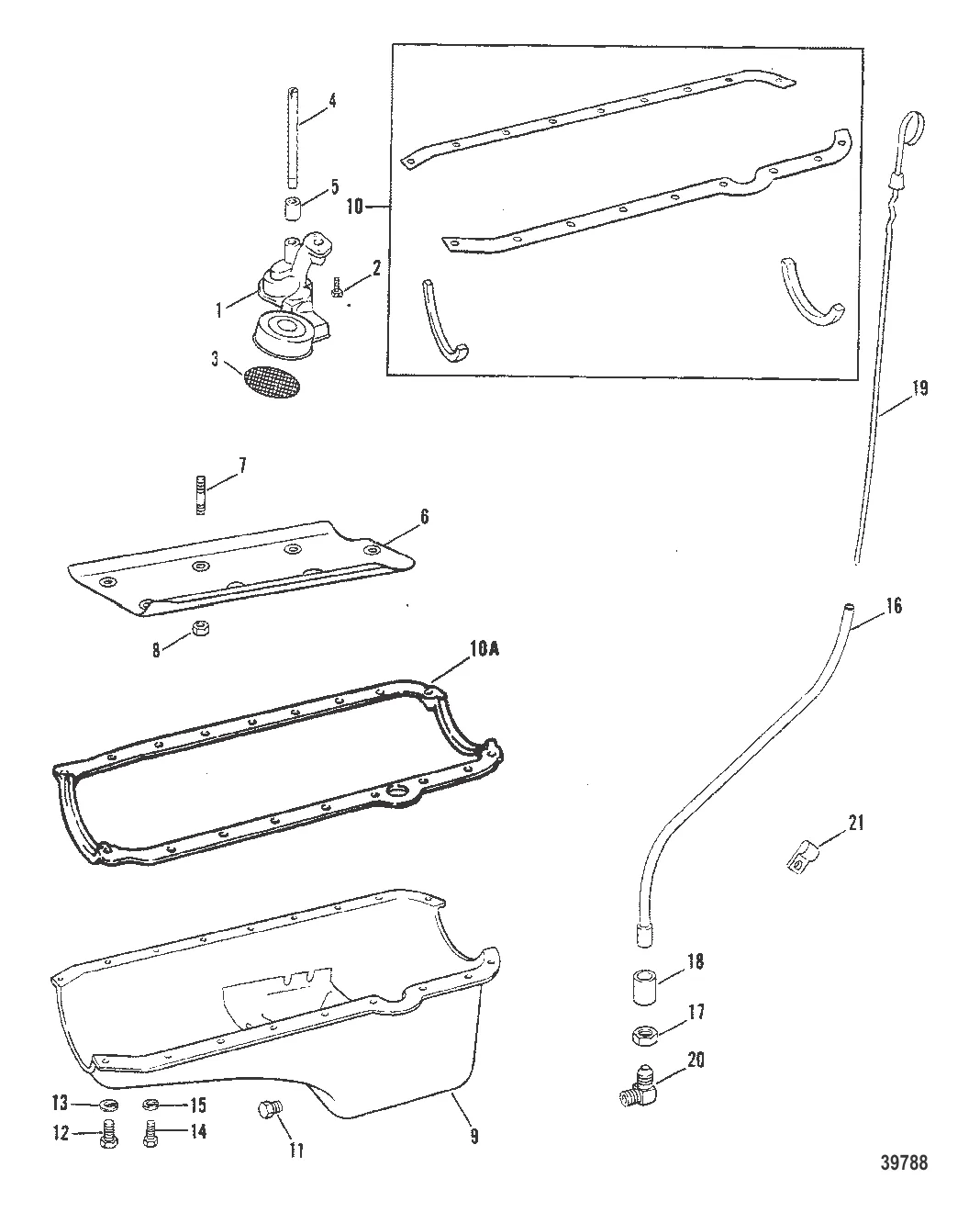 OIL PAN AND OIL PUMP (230)