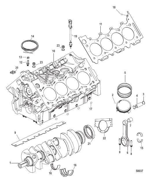 Cylinder Block (0M971884 and Below)