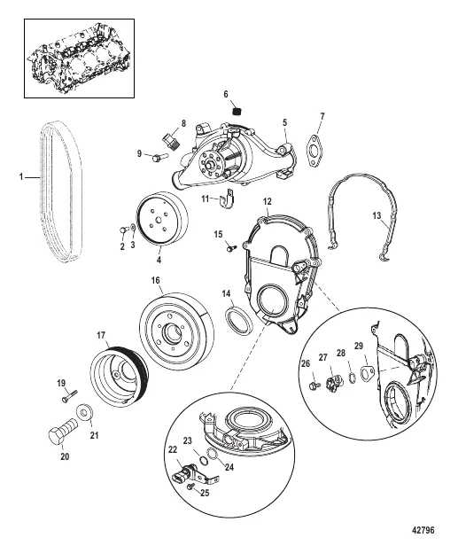 Water Pump And Front Cover