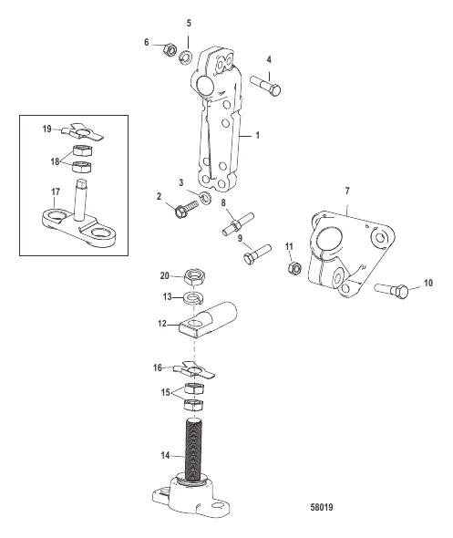 Transmission and Engine Mounting Hurth 630/800