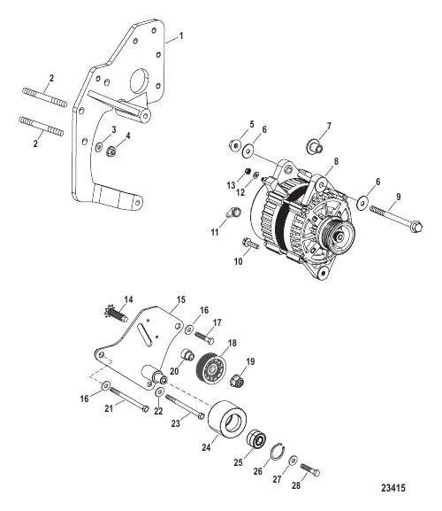 Alternator And Mounting