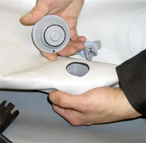 Воздушный клапан Bravo 2005 Badger серый