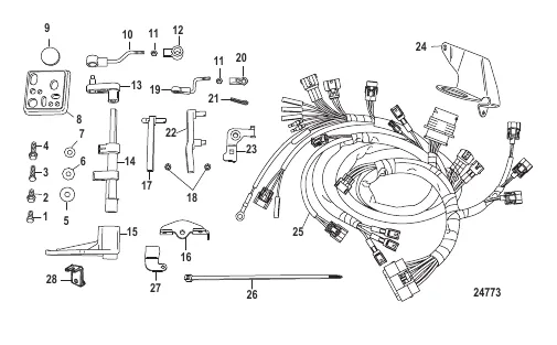 RC Conversion Kit-Electric Start 25-30 Hp 889246A33