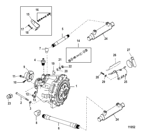 Трансмиссия и связанные детали (Borg-Warner 71C и 72C)