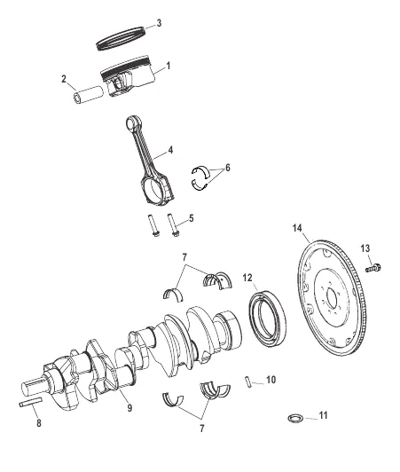 Crankshaft / Piston/ Connecting Rods