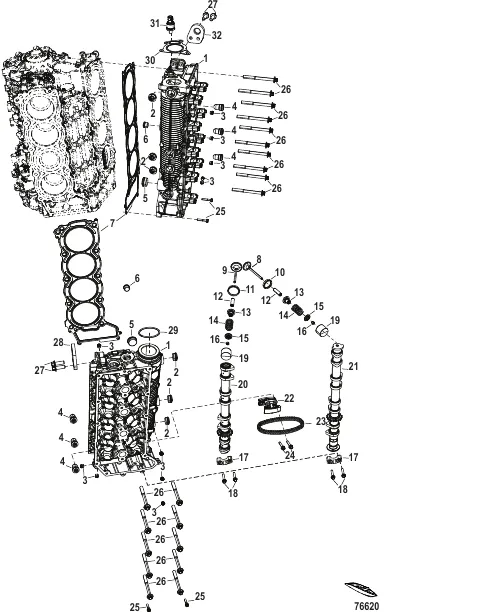 Cylinder Head and Camshaft