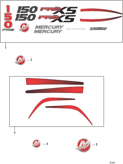 Decals Top and Lower Cowl