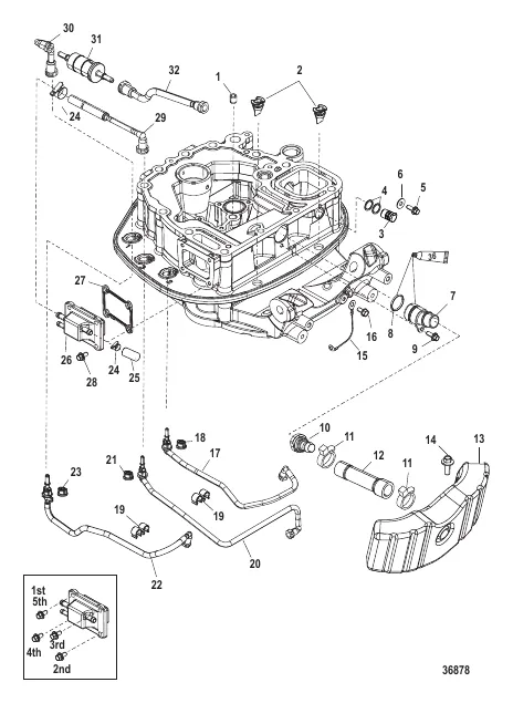 Adapter Plate Hose Routings