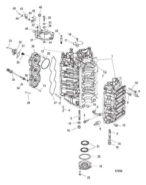Cylinder Block and End Cap