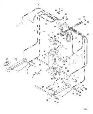 Кольцо кардана (Встроенный транец)