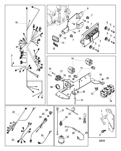 Electrical Components Digital (SN 1A343328 and Up)