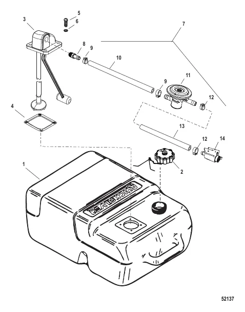 Fuel Tank Assembly (6.6 Gallon) 25L (US-EPA Complaint)