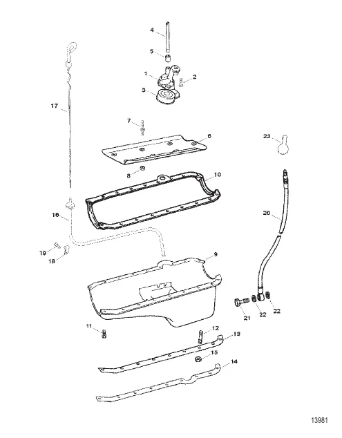 OIL PAN AND OIL PUMP