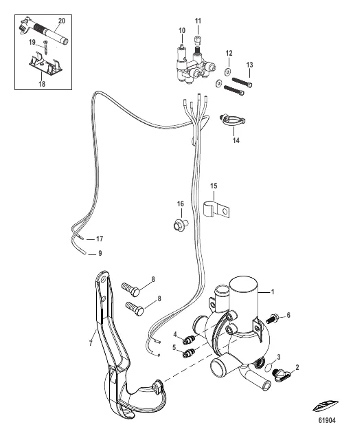 Water Distribution Housing Air Actuated Drain