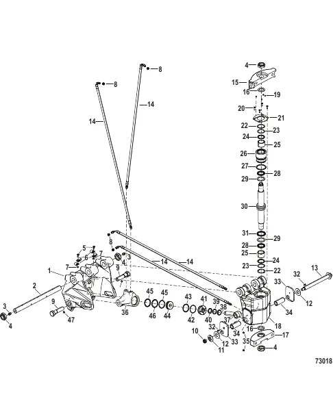 Swivel and Transom Bracket