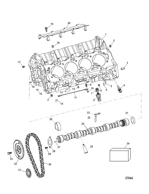 Engine Components (Cylinder Block And Camshaft)