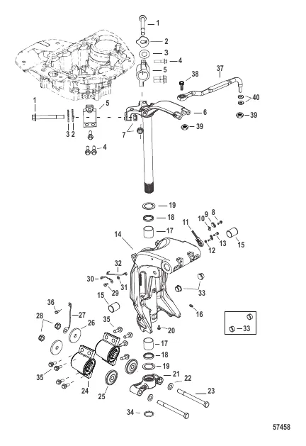 Swivel Bracket and Swivel Pin SeaPro