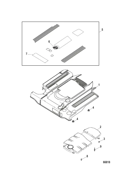 Engine Top Cover Sterndrive