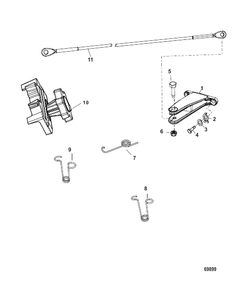 Link Cable /Extension Arm and Torsion Springs