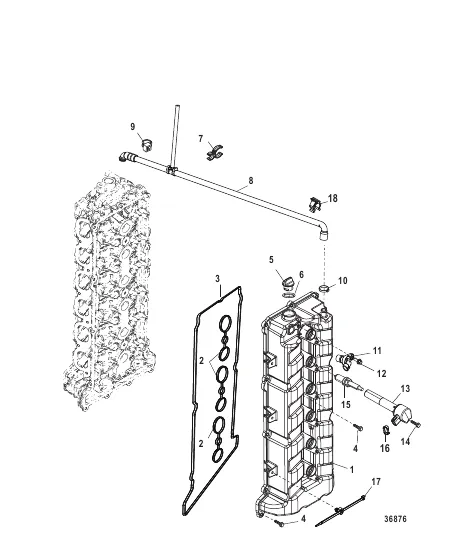 Cover-Camshaft and Cylinder Head