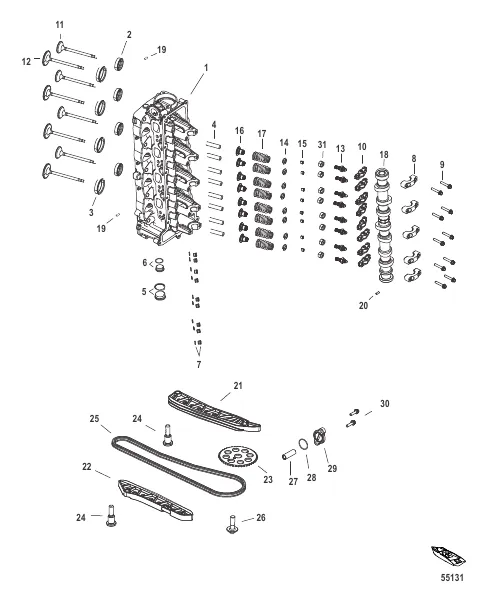 Cylinder Head and Camshaft