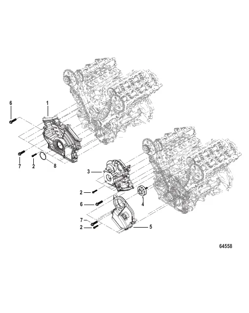 Cylinder Block Front Timing Covers