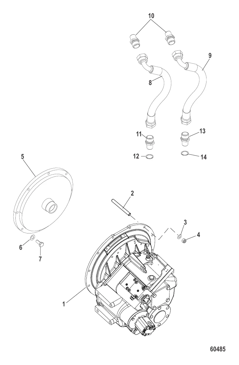 Трансмиссия в сборе ZF280-1