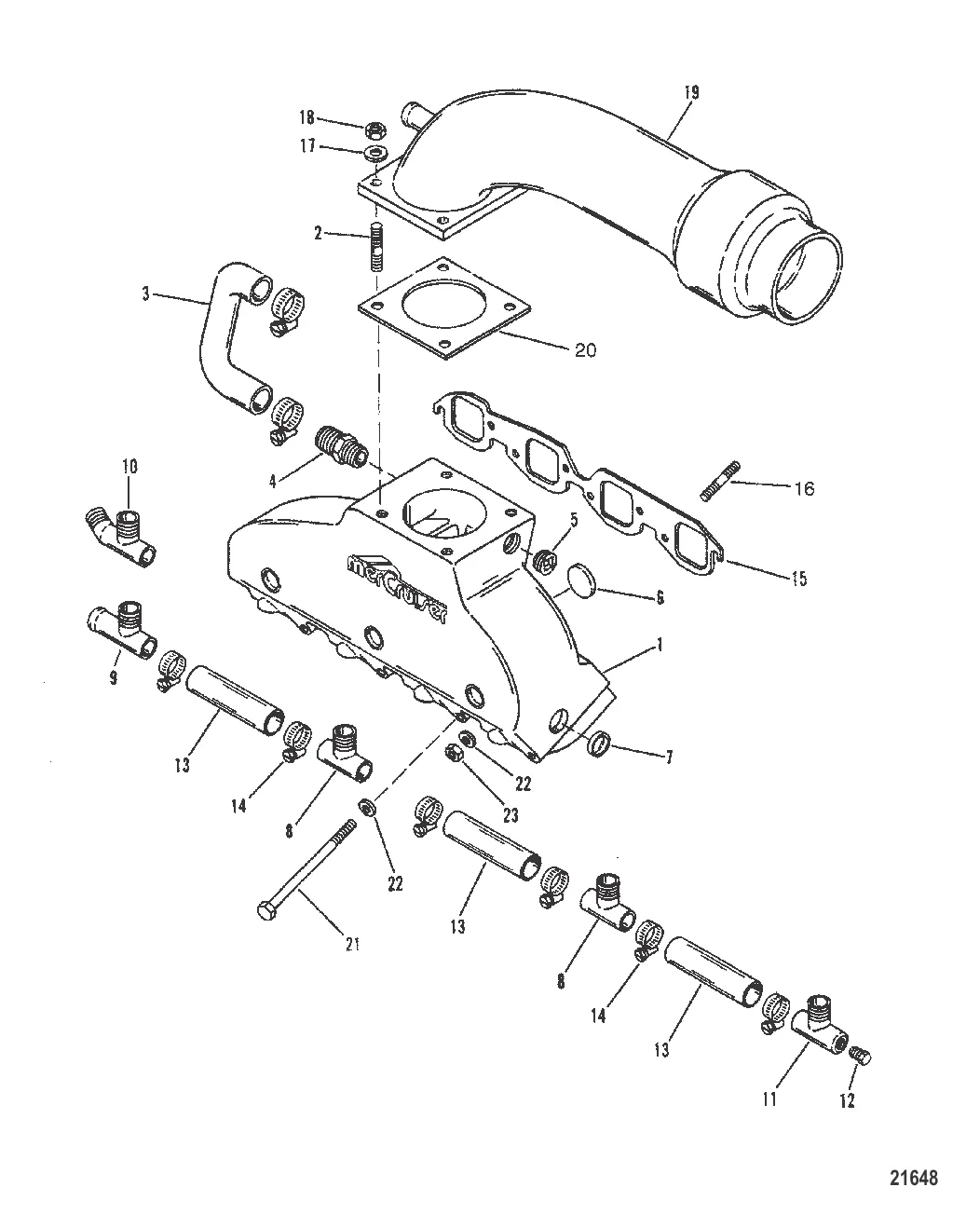 Exhaust Manifold / Elbow (420 GIL System)