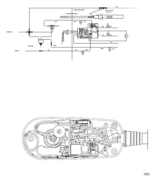 Схема электрических подключений (TR109FB) (36 В)