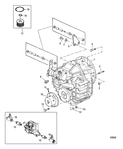 Transmission and Related Parts (INBOARD)