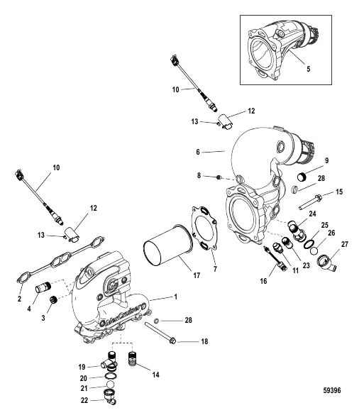 Exhaust Manifold and Elbow