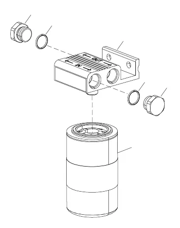 Filter Kit (Remote) (Water / Fuel Separating)