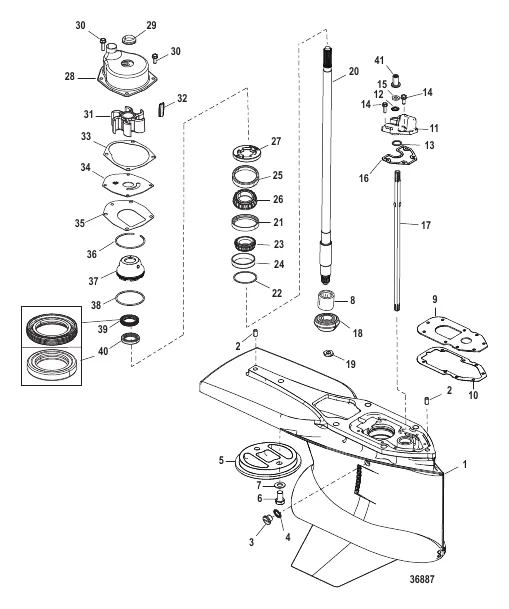 Gear Housing Driveshaft