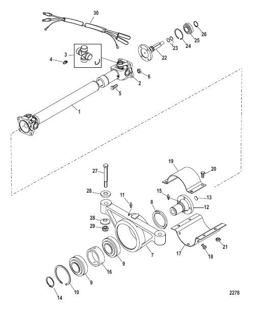 Driveshaft Extension Components (Bravo)