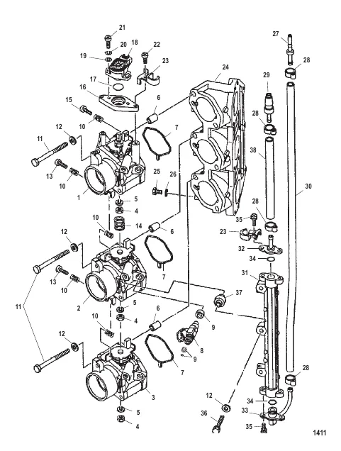Throttle Body (Starboard)