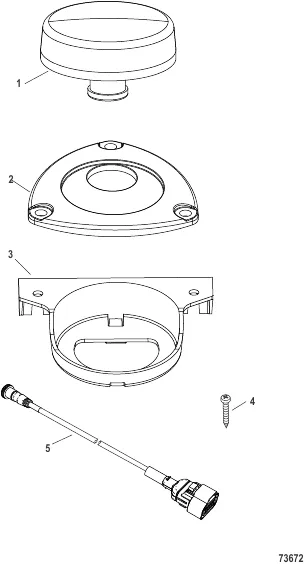 NMEA 2K/SmartCraft GPS w/Mounts