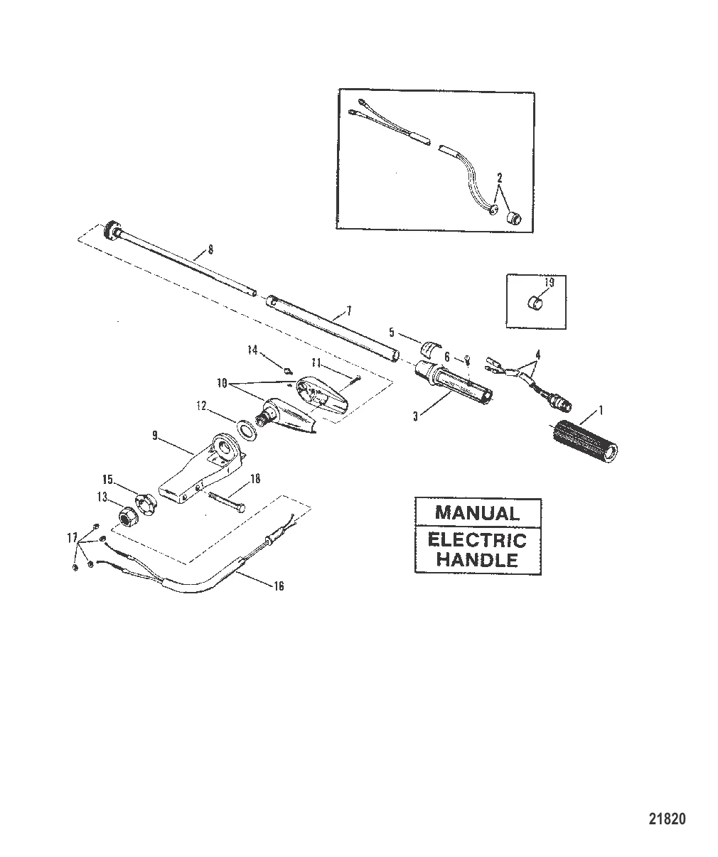 Steering Handle Assembly (Manual/Electric Handle)