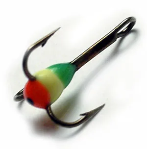 Тройник для рыбалки с каплей №1 (набор)