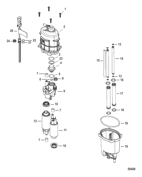 Fuel Supply Module 2B457609 and Below