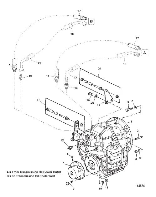ТРАНСМИССИЯ И СВЯЗАННЫЕ ДЕТАЛИ (HURTH 630 И 800)
