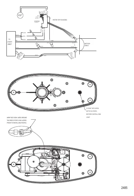 Схема электрических подключений (Модель SWDS54FB / SWDS54FBV) Схема электрических подключений (Модель SWDS54FB / SWDS54FBV)