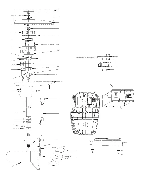 Двигатель для тралового лова в сборе (Модель L43RF / AG43RF) (12 В)