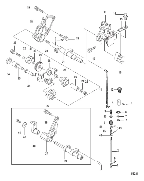 Shift and Shift Shaft 0R505053 and Up