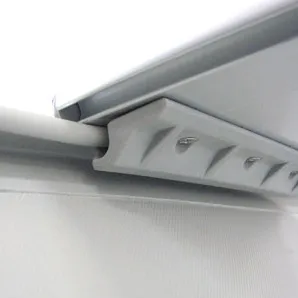 Уголок крепления сиденья пластиковый (передвижной) (Серый)