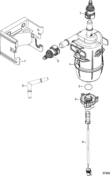 Fuel Filter with WIF- Boat Mounted