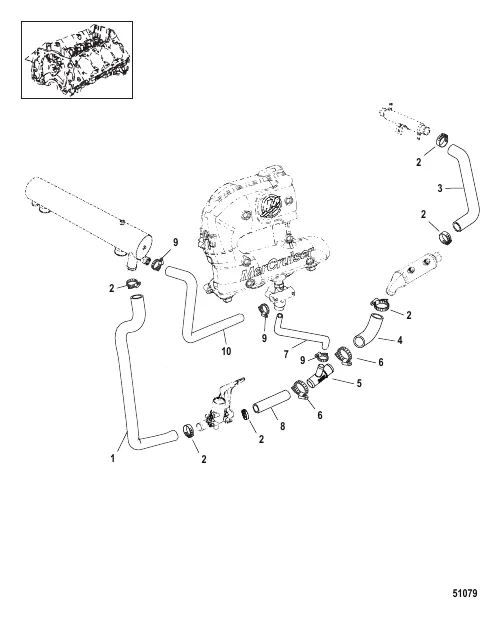 Cooling System Raw Water Components, Port
