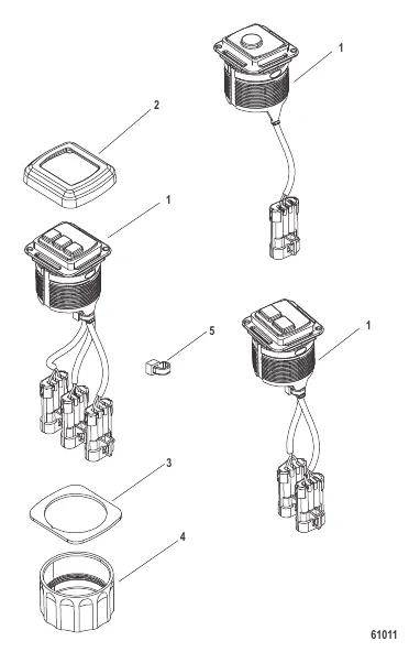 Start/Stop Switch Kit-Dash Mount